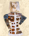 abstract sculpture of a figure 