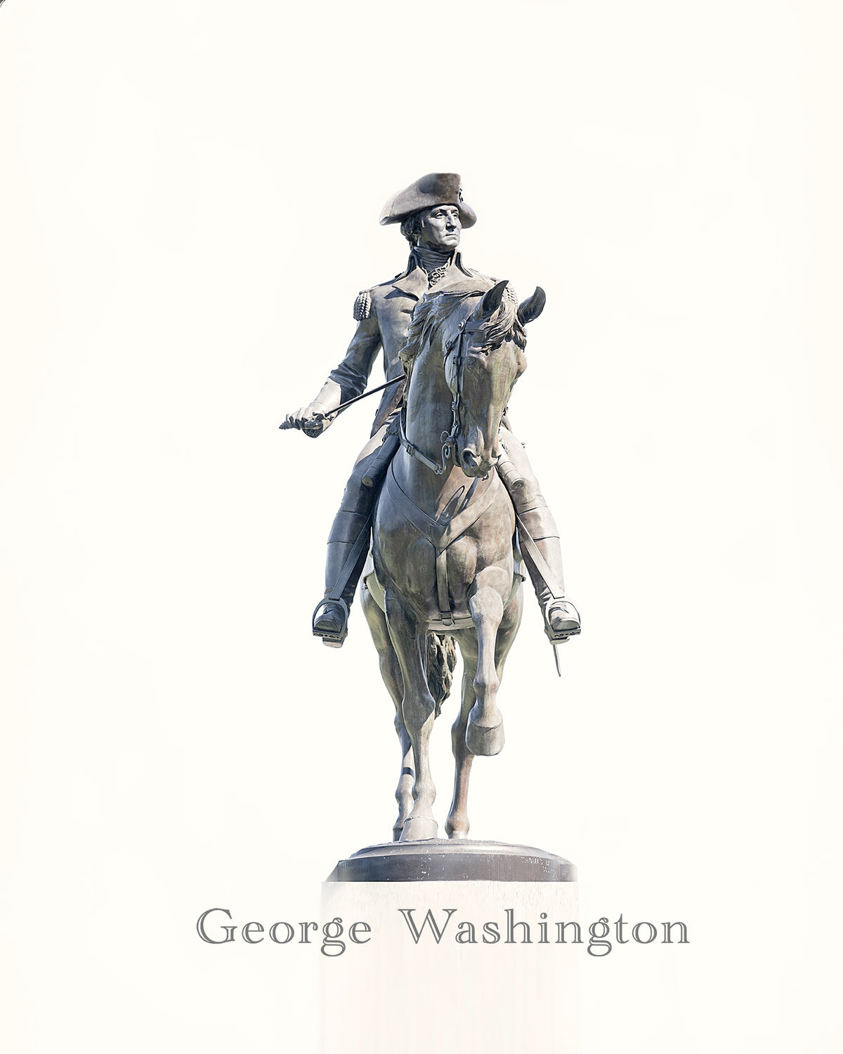 George Washington on Horse Print