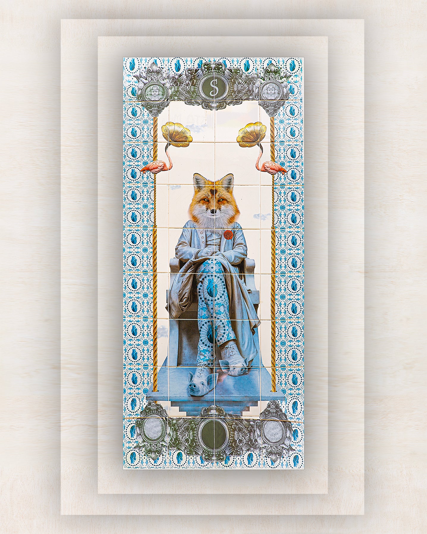 Portugal Fox Tile Print