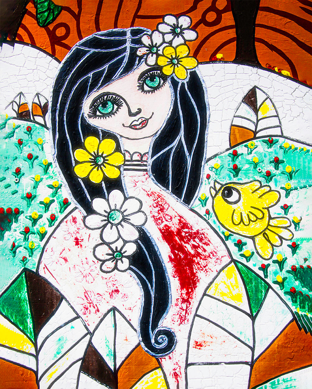 Romantic Girl Street Art
